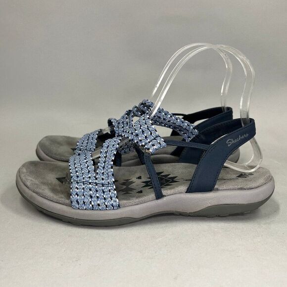 Skechers Women's Size 8 Reggae Slim Sandals - Picture 4 of 7